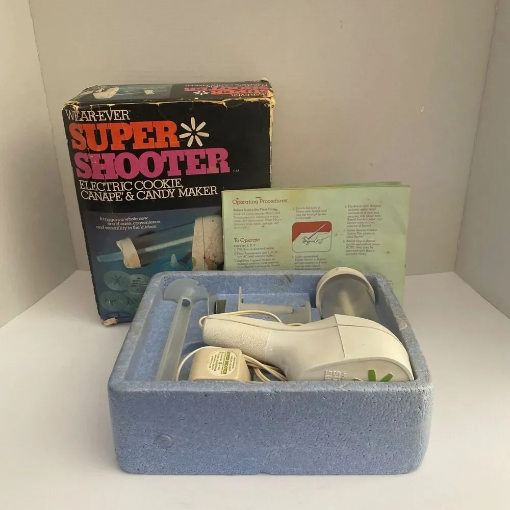 Vintage WearEver 70001 Super Shooter Electric Cookie Canapé Candy Maker Parts